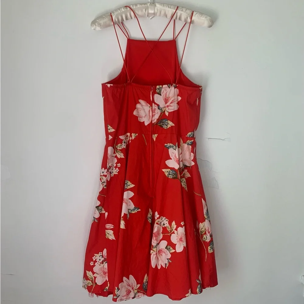 Charlotte Russe Strappy Fit & Flare Mini Dress